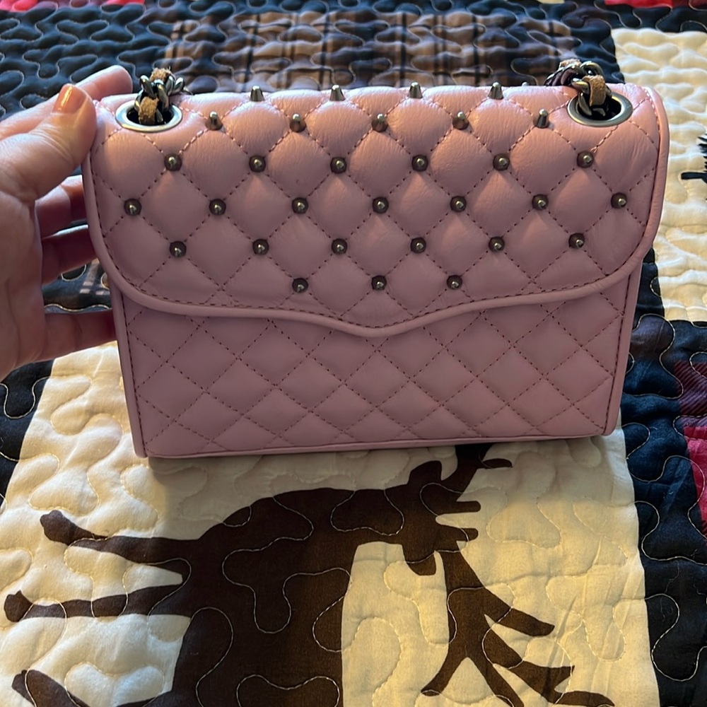 Rebecca Minkoff quilted mini leather crossbody bag NWOT